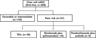 A Retrospective Study of First-Line Therapy Involving Immune Checkpoint Inhibitors in Patients With Poor Risk Metastatic Renal Cell Carcinoma